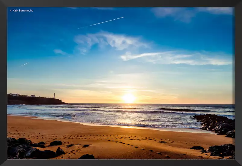 Anglet vvf - affiche paysage ocean