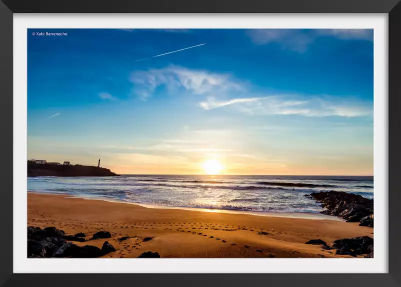 Anglet vvf - affiche paysage ocean