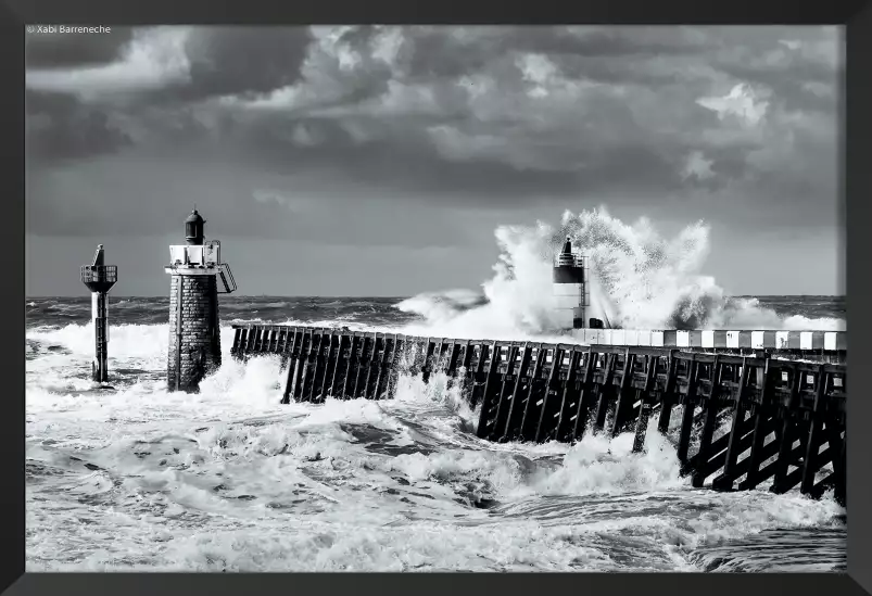 La passe de capbreton - affiche paysage ocean