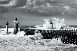 La passe de capbreton - affiche paysage ocean