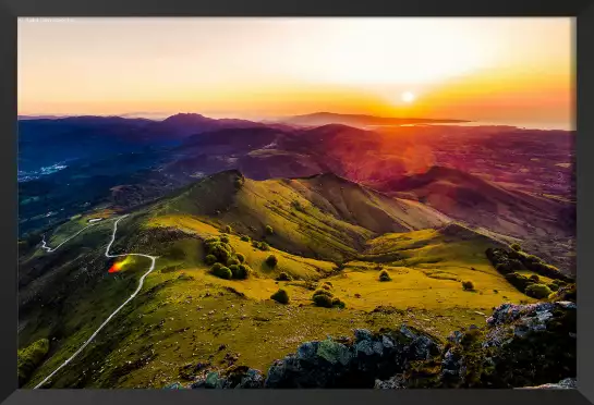 La rhune - tableau montagne