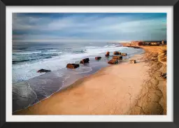 Capbreton sud blocos vue du ciel - poster sud ouest