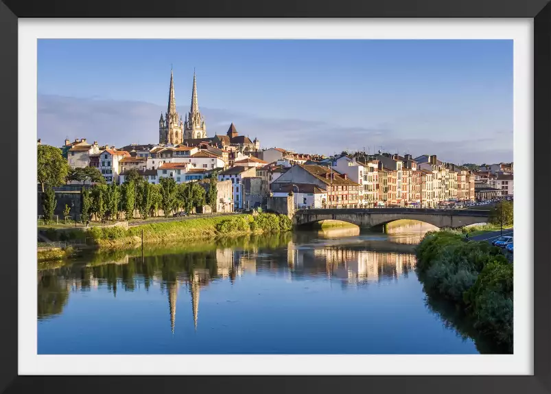 Bayonne et la nive - tableau sud ouest