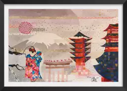 Japon et traditions - affiche monde