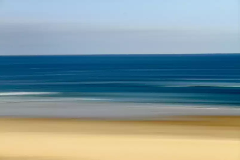 Plage messanges - affiche sud ouest