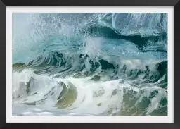 Surf zoom sur le shore break - tableau mer Surf zoom sur le shore break - tableau mer