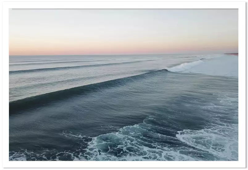 Surf sunset - affiche ocean