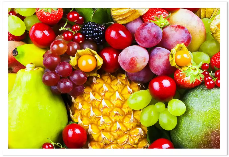 Sélection de fruits - tableaux de fruits