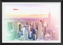 New york pastel - affiche ville