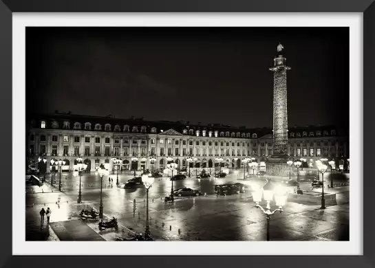 Place vendôme - affiche ville