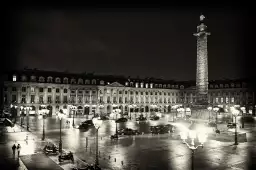 Place vendôme - affiche ville