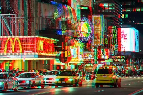 Time square vibrations - deco new york