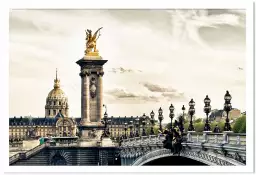 Pont alexandre III - tableau de paris