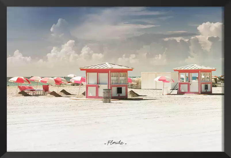 Floride - tableau bord de mer plage