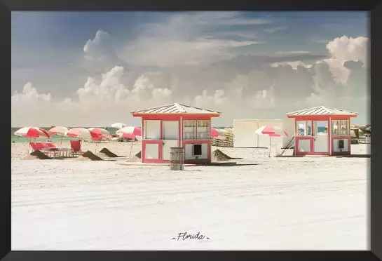 Floride - tableau bord de mer plage