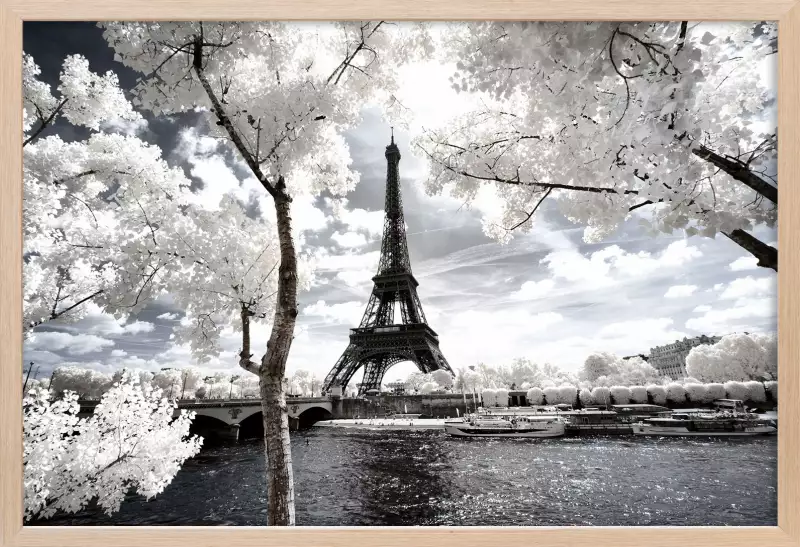 Tableau peinture Paris tour Eiffel • Peintures sur toile