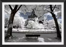 Immaculée tour eiffel - tableau paris