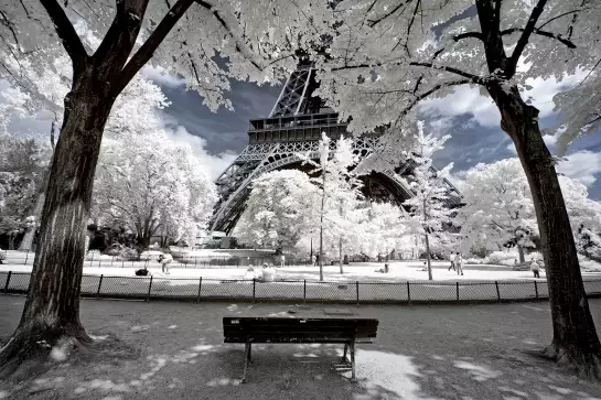 Immaculée tour eiffel - tableau paris