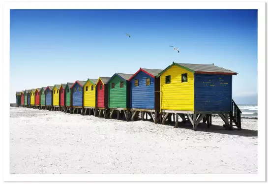 Muizenberg beach - affiche paysage