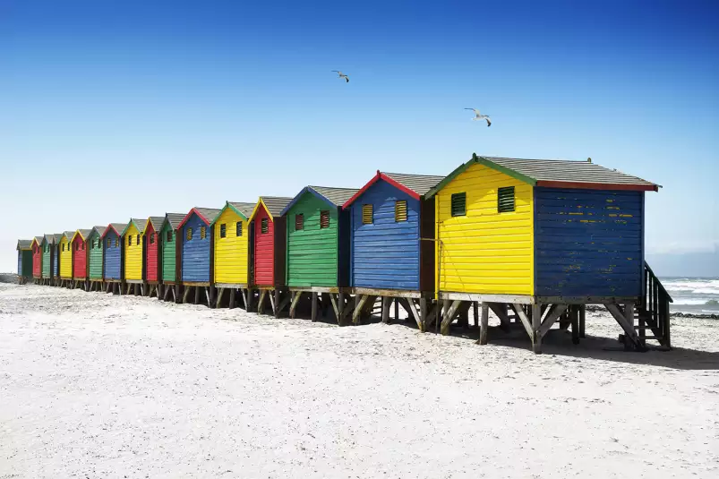 Muizenberg beach - affiche paysage