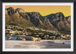 Plage de camps bay - paysages été