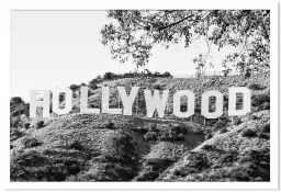 Hollywood black california - affiche ville du monde