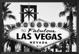 Vegas black california - affiche ville du monde