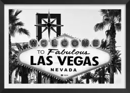 Vegas black california - affiche ville du monde