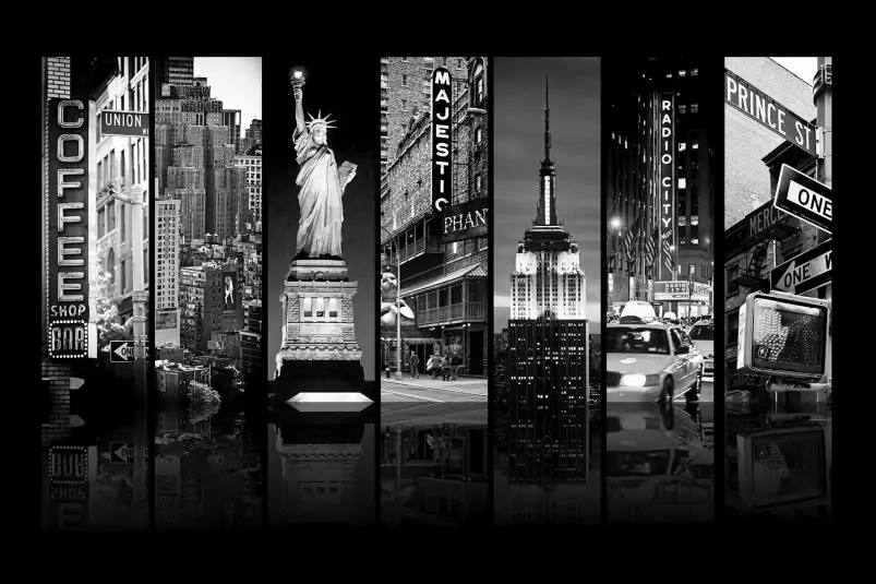 New york recto verso - poster de new york