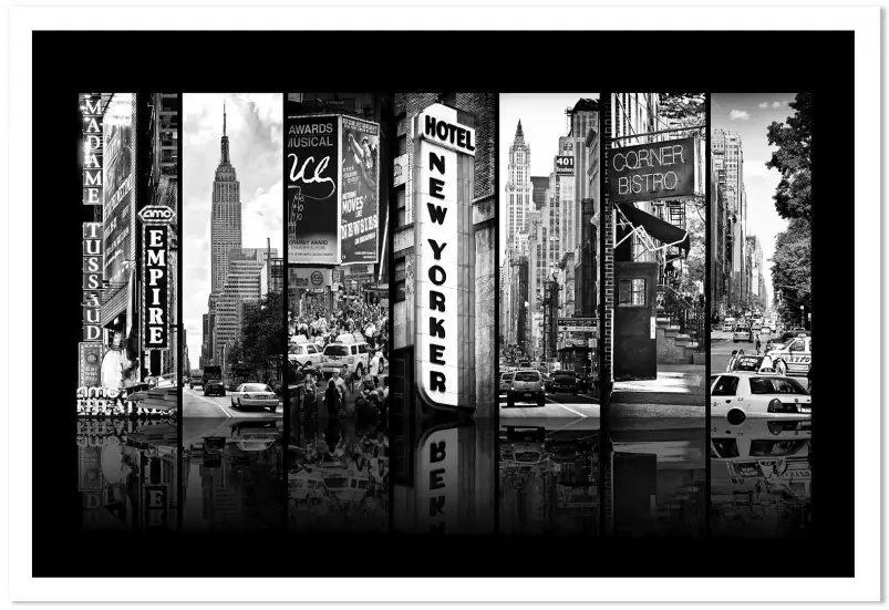 New yorker recto verso - poster de new york
