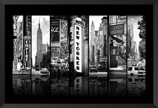 New yorker recto verso - poster de new york