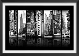 New yorker recto verso - poster de new york