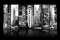 New yorker recto verso - poster de new york