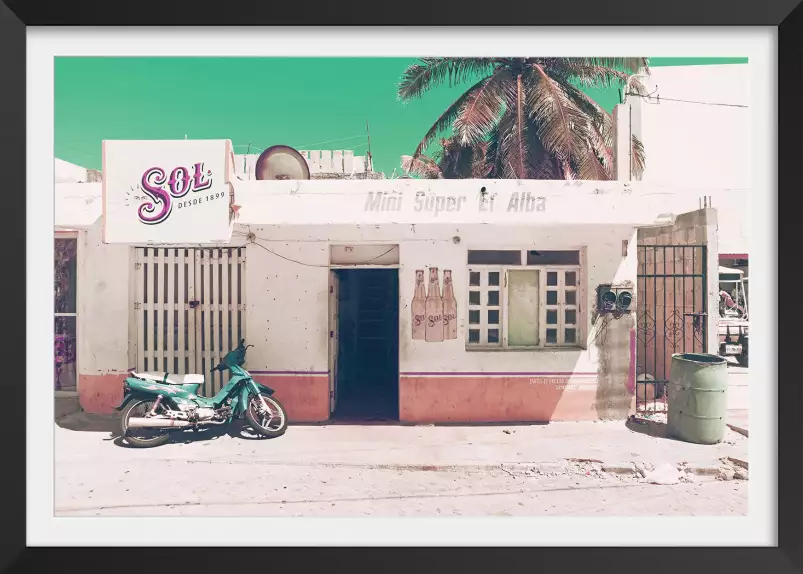 Soleil du mexique - poster moto