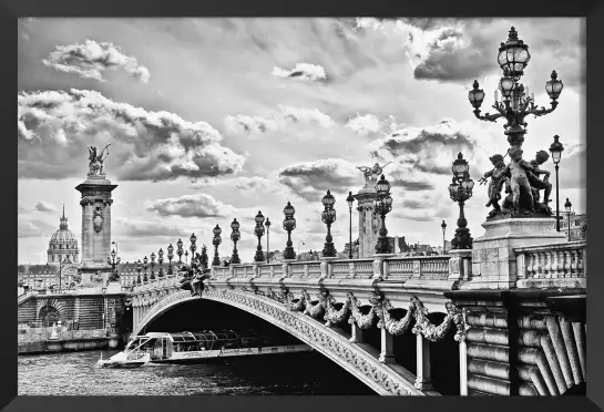 Pont alexandre - affiche paris