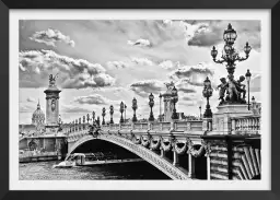 Pont alexandre - affiche paris