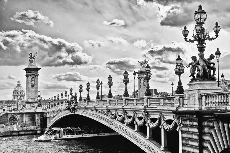 Pont alexandre - affiche paris