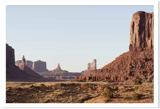 Monument valley view - paysage du monde