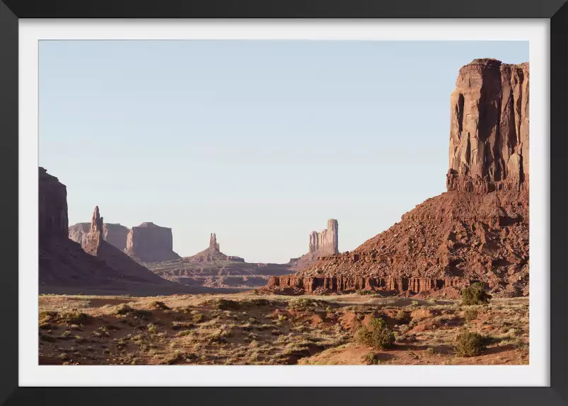 Monument valley view - paysage du monde