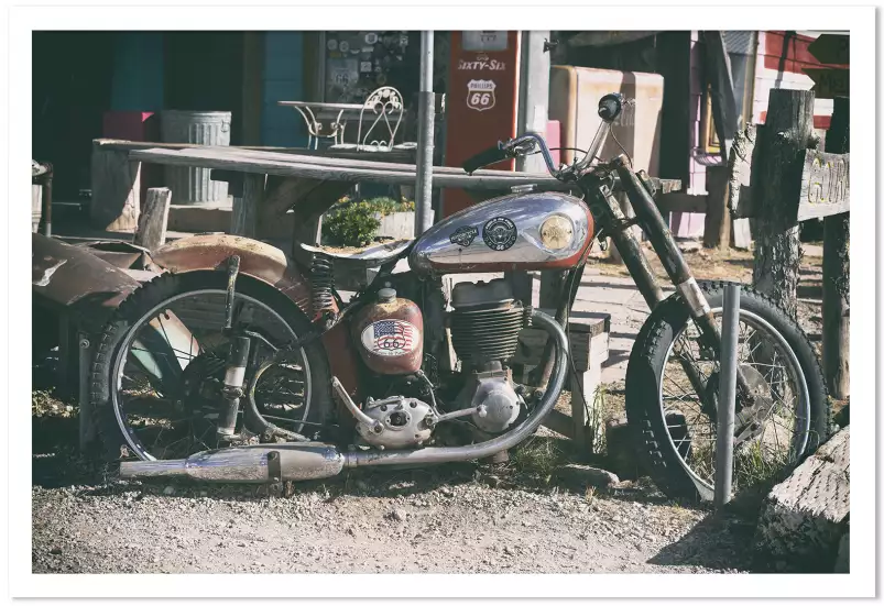Triumph arizona - poster moto