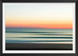 Sunset lines - affiche paysage ocean