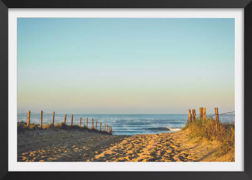 Chemine dune - affiche sud ouest