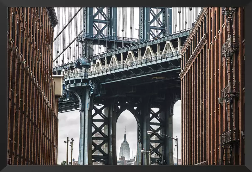 Nyc manhattan bridge - affiche new york