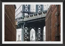 Nyc manhattan bridge - affiche new york