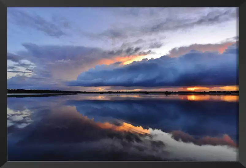 Bleue reflets d'eau - poster mer