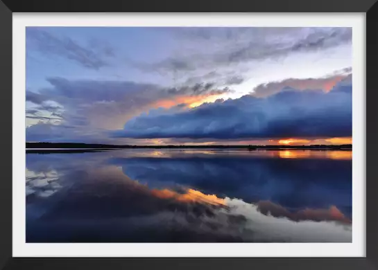 Bleue reflets d'eau - poster mer