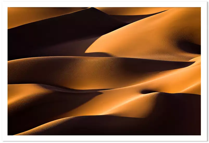 Dune et lumière - tableau paysage nature