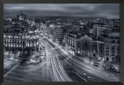 Madrid city lights - tableau ville du monde