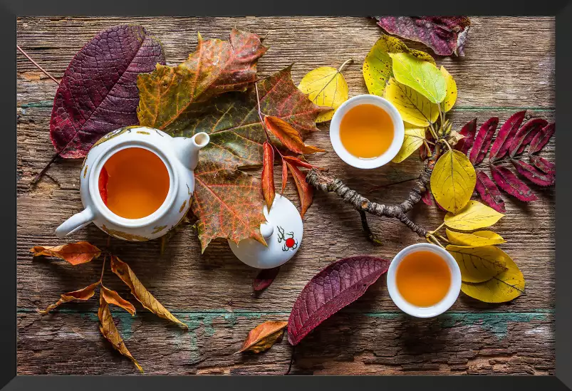 Feuille de thé - tableaux cuisine