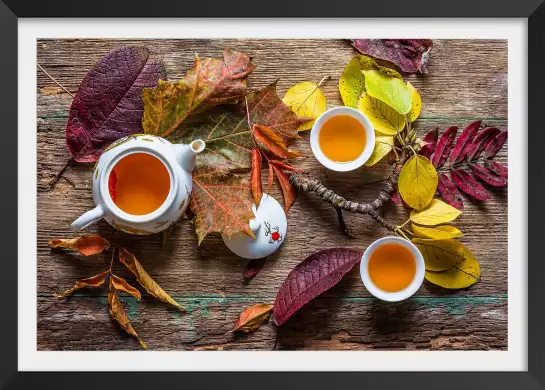 Feuille de thé - tableaux cuisine